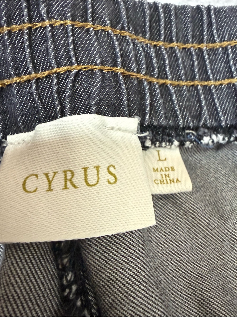Cyrus Wide Leg Lyocell Pants- Charcoal- Size Large - Picture 3 of 6